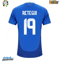 Italia Mateo Retegui #19 Hjemmedrakt EM 2024 Kortermet